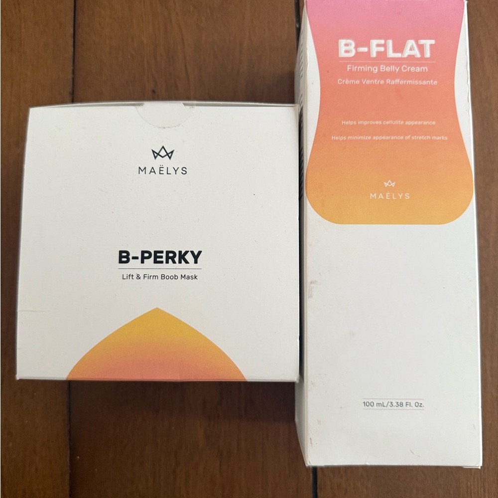 Maelys B-PERKY Boob Mask and B-FLAT Belly Cream Set